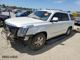 2015 Cadillac Escalade Premium with VIN 1GYS4NKJ4FR650898, listed as a Copart auction lot 65624904 with 0 mi miles and Salvage Title. Bid and sale history available at carsss.com. Image 1.