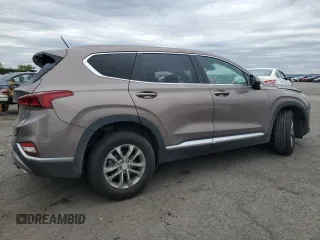 2019 Hyundai Santa Fe SE z VIN 5NMS2CAD0KH123337, wystawiony jako Copart lot #53883405 z przebiegiem 79 456 mil mil oraz Szkoda całkowita • Salvage title. Historia ofert i sprzedaży dostępna na DreamBid. Obrazek 3.