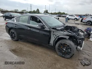 2018 Infiniti Q50 Sport with VIN JN1EV7AP8JM359508, listed as a Copart auction lot 87256854 with Not Provided miles and Salvage Title. Bid and sale history available at carsss.com. Image 4.
