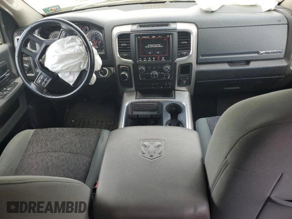 2018 Ram 1500 Big Horn with VIN 1C6RR6GT0JS169268, listed as a Copart auction lot 55416995 with 98,354 mi miles and Salvage title. Bid and sale history available at DreamBid. Image 8.