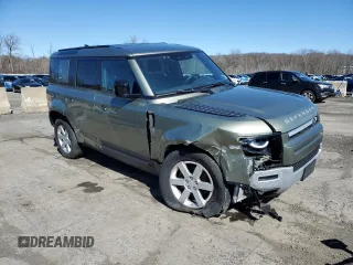 2020 Land Rover Defender with VIN SALEK7EX1L2029555, listed as a Copart auction lot 47935285 with 27,542 mi miles and Salvage title. Bid and sale history available at DreamBid. Image 4.