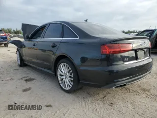 2016 Audi A6 2.0T Premium with VIN WAUFFAFC1GN017156, listed as a Copart auction lot 85961144 with 0 mi miles and Salvage Title. Bid and sale history available at carsss.com. Image 2.