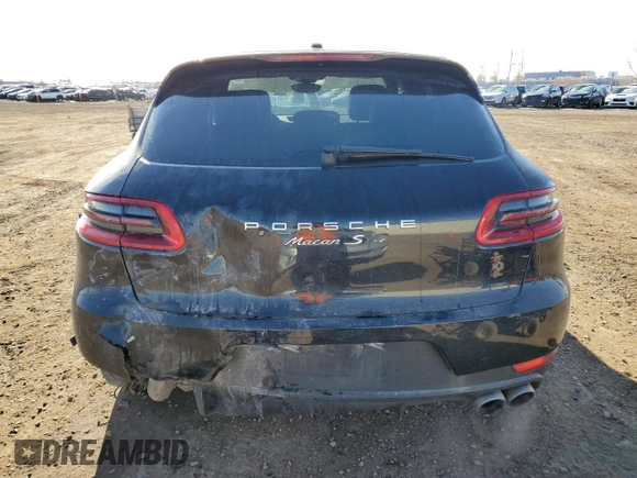 2017 Porsche Macan S with VIN WP1AB2A58HLB15183, listed as a Copart auction lot 49854495 with 101,576 mi miles and Salvage Title. Bid and sale history available at DreamBid. Image 6.