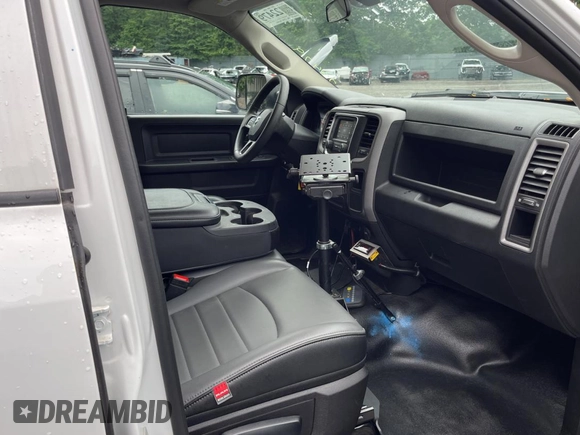 2023 Ram 1500 Tradesman with VIN 1C6RR7FT4PS588854, listed as a Copart auction lot 64556685 with 24,403 mi miles and Salvage title. Bid and sale history available at DreamBid. Image 5.