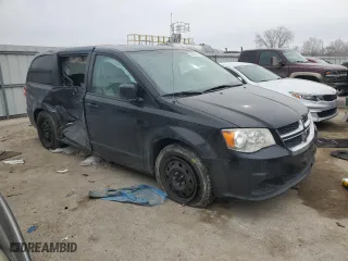 2018 Dodge Grand Caravan SE with VIN 2C4RDGBGXJR137257, listed as a Copart auction lot 44750595 with 128,236 mi miles and Salvage Title. Bid and sale history available at carsss.com. Image 4.