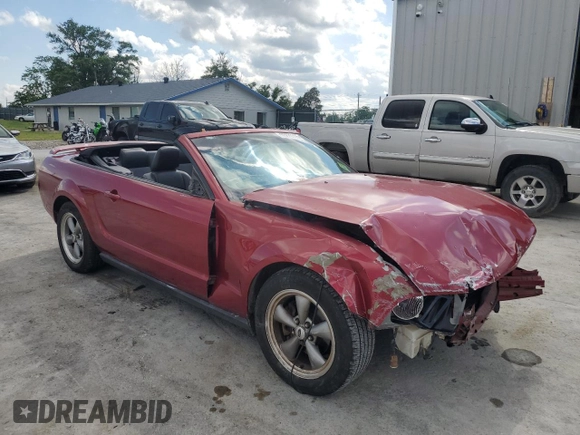 2005 Ford Mustang Deluxe z VIN 1ZVFT84N255250515, wystawiony jako Copart lot #55279355 z przebiegiem 182 633 mil mil oraz Szkoda całkowita • Salvage title. Historia ofert i sprzedaży dostępna na DreamBid. Obrazek 4.