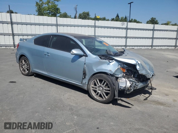 2007 Scion tC Spec with VIN JTKDE167X70176568, listed as a Copart auction lot 60289275 with Not provided miles and Salvage title. Bid and sale history available at DreamBid. Image 4.