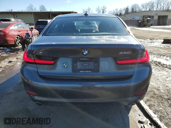 2021 BMW 3 Series 330i xDrive with VIN 3MW5R7J06M8B85005, listed as a Copart auction lot 45210325 with 52,240 mi miles and Salvage title. Bid and sale history available at DreamBid. Image 6.
