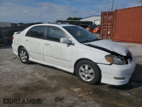 2008 Toyota Corolla CE with VIN 1NXBR32E58Z996548, listed as a Copart auction lot 54140345 with 157,157 mi miles and Salvage Title. Bid and sale history available at DreamBid. Image 4.