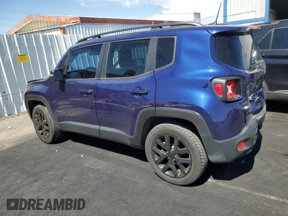 2018 Jeep Renegade Altitude with VIN ZACCJBBB4JPH39808, listed as a Copart auction lot 60941635 with 64,073 mi miles and Salvage title. Bid and sale history available at DreamBid. Image 2.