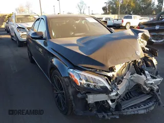 2019 Mercedes-Benz C C 300 with VIN 55SWF8DBXKU319220, listed as a IAAI auction lot 41196588 with Not Provided miles. Bid and sale history available at carsss.com. Image 1.