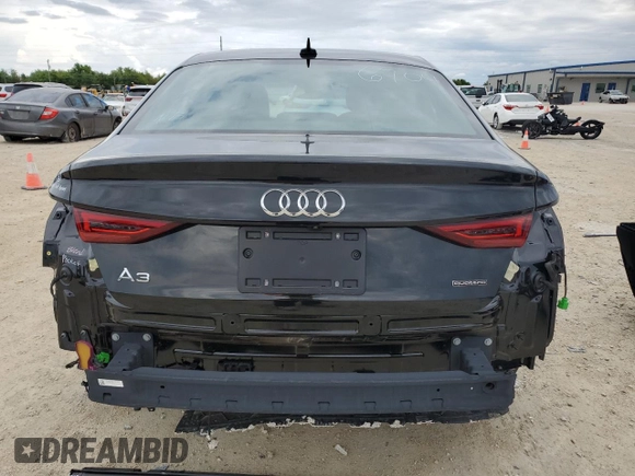 2023 Audi A3 Premium with VIN WAUGUDGY2PA108725, listed as a Copart auction lot 44036844 with 29 mi miles. Bid and sale history available at carsss.com. Image 6.