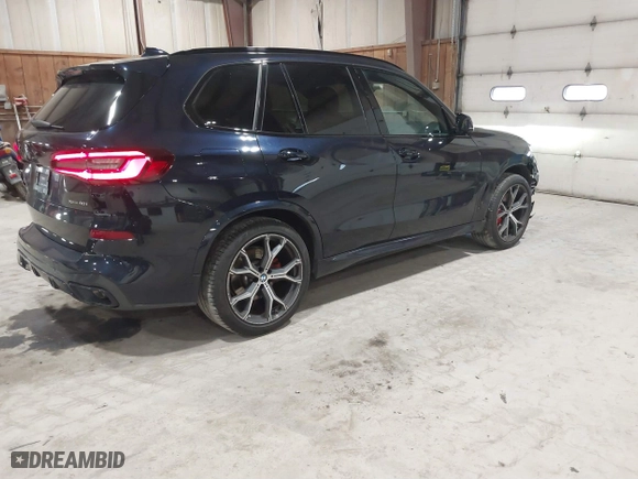 2022 BMW X5 xDrive40i with VIN 5UXCR6C00N9M47589, listed as a IAAI auction lot 41790432 with 36,059 mi miles. Bid and sale history available at carsss.com. Image 4.