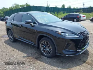 2020 Lexus RX 350 F Sport with VIN 2T2SZMDA0LC243807, listed as a IAAI auction lot 42557959 with 23,795 mi miles and . Bid and sale history available at DreamBid. Image 1.