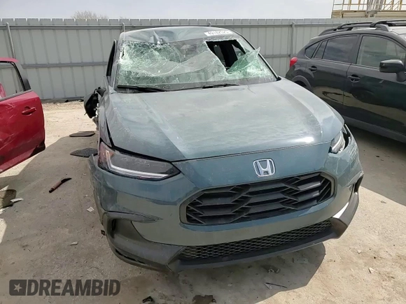 2024 Honda HR-V Sport with VIN 3CZRZ2H53RM756936, listed as a Copart auction lot 49142525 with 14,096 mi miles and Salvage Title. Bid and sale history available at carsss.com. Image 12.