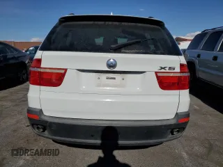 2007 BMW X5 3.0si with VIN 5UXFE43577L018075, listed as a Copart auction lot 81005304 with 128,100 mi miles and Salvage Title. Bid and sale history available at carsss.com. Image 6.