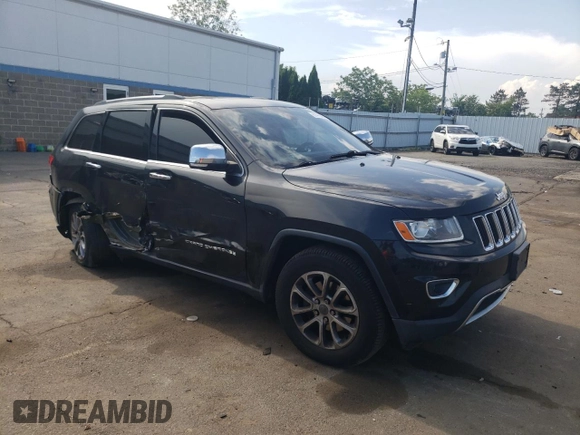 2014 Jeep Grand Cherokee Limited with VIN 1C4RJFBGXEC156215, listed as a Copart auction lot 61475895 with 154,507 mi miles and Salvage title. Bid and sale history available at DreamBid. Image 4.