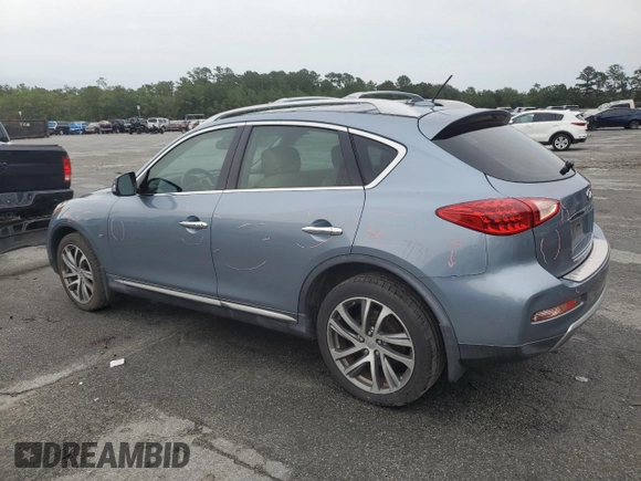 2017 Infiniti QX50 with VIN JN1BJ0RP8HM388592, listed as a Copart auction lot 72812894 with 40,425 mi miles and Salvage Title. Bid and sale history available at carsss.com. Image 2.