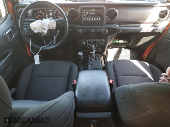 2019 Jeep Wrangler Unlimited Sport S with VIN 1C4HJXDG2KW516005, listed as a Copart auction lot 57330645 with 59,706 mi miles and Salvage title. Bid and sale history available at DreamBid. Image 8.