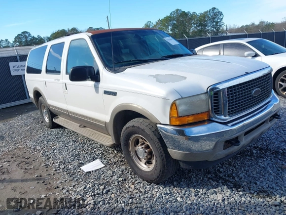 2000 Ford Excursion Limited с VIN 1FMNU42S2YEE35113, выставлен на аукционе IAAI как лот 41221090 с пробегом 375 148 миль миль и . История ставок и продаж доступна на DreamBid. Изображение 1.
