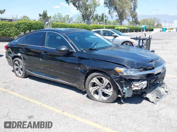 2018 Honda Accord EX with VIN 1HGCV1F40JA129965, listed as a IAAI auction lot 42153398 with 51,435 mi miles and . Bid and sale history available at DreamBid. Image 1.