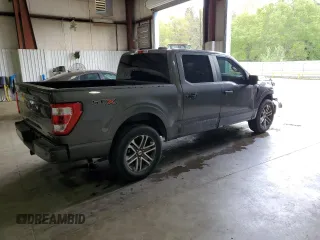 2021 Ford F-150 XL with VIN 1FTEW1CP6MKE92062, listed as a Copart auction lot 50303735 with 40,346 mi miles and Salvage Title. Bid and sale history available at carsss.com. Image 3.