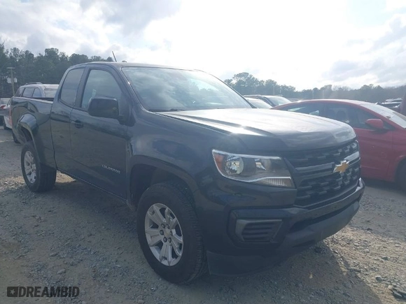 2021 Chevrolet Colorado 2WD LT with VIN 1GCHSCEA1M1233689, listed as a IAAI auction lot 41694109 with 62,301 mi miles. Bid and sale history available at carsss.com. Image 1.