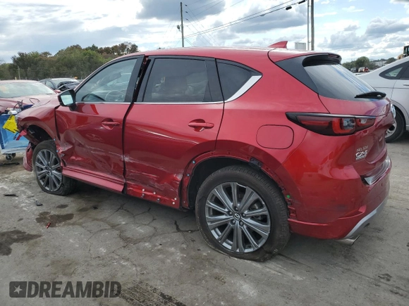 2024 Mazda CX-5 2.5 Turbo Signature with VIN JM3KFBXY6R0426374, listed as a Copart auction lot 73013294 with 12,192 mi miles and Salvage Title. Bid and sale history available at carsss.com. Image 2.