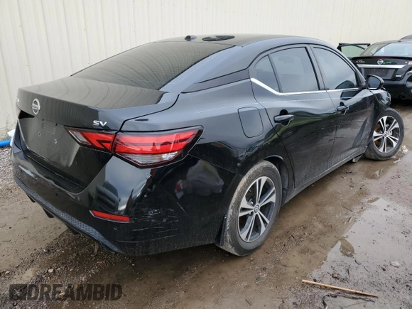 2021 Nissan Sentra SV with VIN 3N1AB8CV8MY239136, listed as a Copart auction lot 84278844 with 36,440 mi miles and Salvage Title. Bid and sale history available at DreamBid. Image 3.