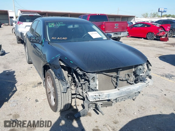 2015 Infiniti Q40 with VIN JN1CV6AP7FM500108, listed as a IAAI auction lot 41875863 with 160,855 mi miles. Bid and sale history available at carsss.com. Image 1.