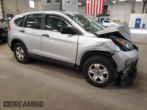 2014 Honda CR-V LX with VIN 2HKRM4H32EH658317, listed as a Copart auction lot 54350025 with 0 mi miles and Salvage Title. Bid and sale history available at carsss.com. Image 4.