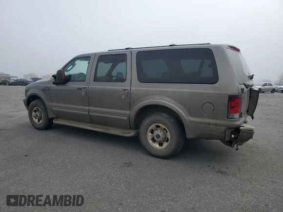 2004 Ford Excursion Limited z VIN 1FMNU42P24EA22324, wystawiony jako Copart lot #47445265 z przebiegiem 238 375 mil mil oraz Szkody całkowita. Historia ofert i sprzedaży dostępna na DreamBid. Obrazek 2.
