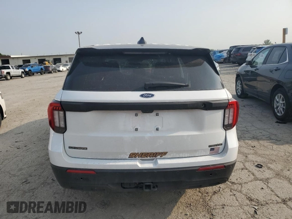 2025 Ford Explorer with VIN 1FM5K8AC2SGB54190, listed as a Copart auction lot 58993845 with 1,826 mi miles and Salvage title. Bid and sale history available at DreamBid. Image 6.