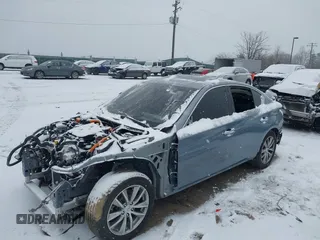 2014 Infiniti Q50 Hybrid Sport with VIN JN1AV7AP7EM691105, listed as a IAAI auction lot 41564483 with Not Provided miles and . Bid and sale history available at DreamBid. Image 2.