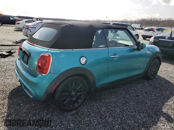 2016 MINI Convertible S with VIN WMWWG9C59G3A92347, listed as a Copart auction lot 47449015 with 79,860 mi miles and Salvage Title. Bid and sale history available at DreamBid. Image 3.