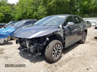 2022 Lexus RX with VIN 2T2AZMAA2NC244458, listed as a Copart auction lot 51165363 with 5,578 mi miles. Bid and sale history available at carsss.com. Image 1.