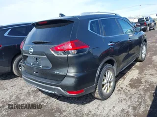 2017 Nissan Rogue SV with VIN KNMAT2MV1HP575899, listed as a IAAI auction lot 41807777 with 165,638 mi miles. Bid and sale history available at carsss.com. Image 4.