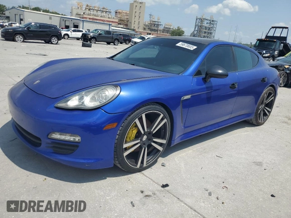 2013 Porsche Panamera с VIN WP0AA2A70DL010203, выставлен на аукционе Copart как лот 59670655 с пробегом 73 032 миль миль и Чистый • Clean title. История ставок и продаж доступна на DreamBid. Изображение 1.
