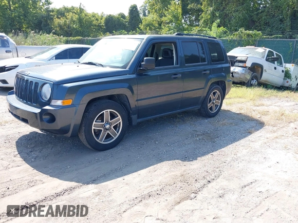 2008 Jeep Patriot Sport with VIN 1J8FF28W68D710532, listed as a IAAI auction lot 40333556 with 93,728 mi miles and . Bid and sale history available at carsss.com. Image 2.