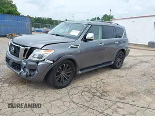 2019 Nissan Armada Platinum z VIN JN8AY2NF3K9351025, wystawiony jako IAAI lot #42270227 z przebiegiem 105 621 mil mil oraz . Historia ofert i sprzedaży dostępna na DreamBid. Obrazek 17.