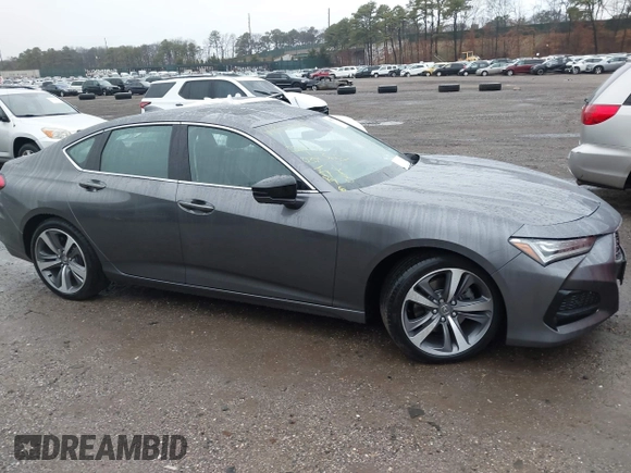 2021 Acura TLX w/Advance Package with VIN 19UUB6F62MA005535, listed as a IAAI auction lot 41913399 with 29,037 mi miles. Bid and sale history available at carsss.com. Image 13.