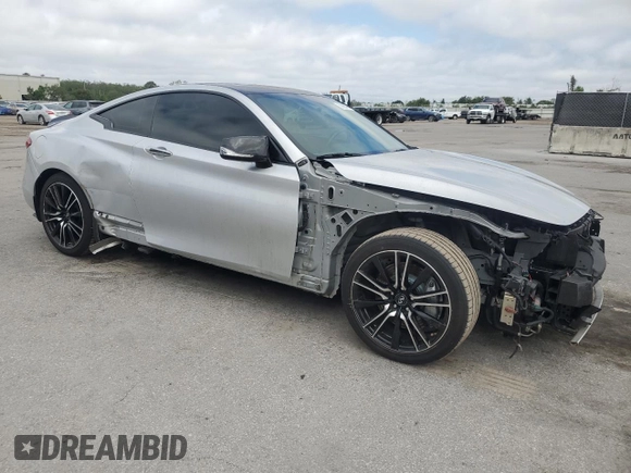 2018 Infiniti Q60 Luxe with VIN JN1EV7EK5JM342261, listed as a Copart auction lot 50986445 with 81,937 mi miles and Salvage Title. Bid and sale history available at DreamBid. Image 4.
