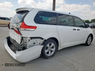 2014 Toyota Sienna L with VIN 5TDZK3DC9ES504168, listed as a Copart auction lot 53580095 with 253,688 mi miles and Salvage Title. Bid and sale history available at carsss.com. Image 3.