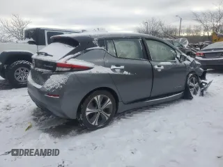 2019 Nissan LEAF SV z VIN 1N4AZ1CP8KC316665, wystawiony jako Copart lot #46063065 z przebiegiem 29 759 mil mil oraz Szkody całkowita. Historia ofert i sprzedaży dostępna na DreamBid. Obrazek 3.