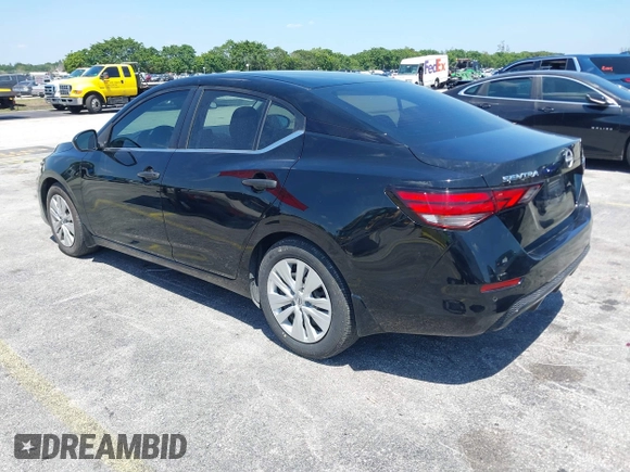 2024 Nissan Sentra S with VIN 3N1AB8BV9RY205649, listed as a IAAI auction lot 42071971 with 4,693 mi miles. Bid and sale history available at carsss.com. Image 3.