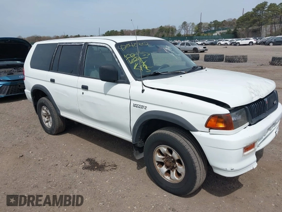 1998 Mitsubishi Montero LS z VIN JA4MT31P1WP032729, wystawiony jako IAAI lot #42040307 z przebiegiem 172 602 mil mil oraz . Historia ofert i sprzedaży dostępna na DreamBid. Obrazek 1.
