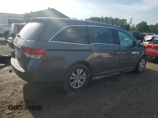 2014 Honda Odyssey EX-L with VIN 5FNRL5H62EB134666, listed as a Copart auction lot 54131675 with 95,919 mi miles and Salvage Title. Bid and sale history available at carsss.com. Image 3.