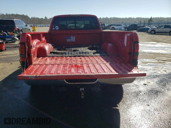 1998 Dodge Ram 3500 with VIN 1B7MC3367WJ240238, listed as a Copart auction lot 43224965 with 260,492 mi miles and Salvage Title. Bid and sale history available at carsss.com. Image 6.