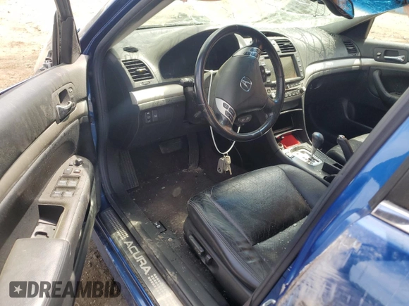 2006 Acura TSX Navi with VIN JH4CL96916C016860, listed as a Copart auction lot 54047475 with Not provided miles and Non repairable. Bid and sale history available at DreamBid. Image 8.