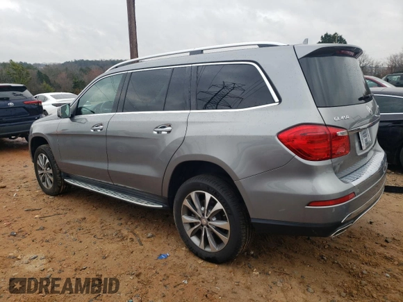 2015 Mercedes-Benz GL-Class GL 450 with VIN 4JGDF6EE8FA477569, listed as a Copart auction lot 44479244 with 105,047 mi miles. Bid and sale history available at carsss.com. Image 2.